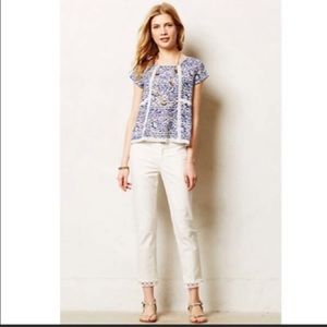 Anthropologie Cartonnier Ankle Pants